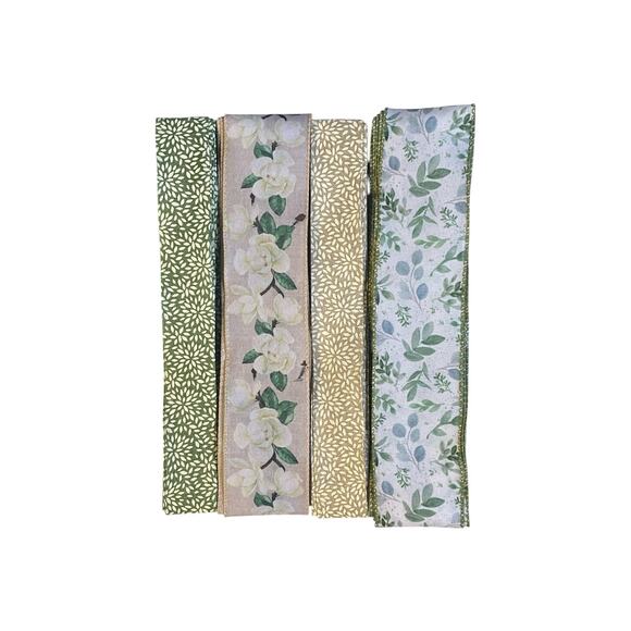 Bless This Home Cross Sign & 12 Yards Ribbon Bundle | DIY Wreath Craft Kit - Picture 2 of 7